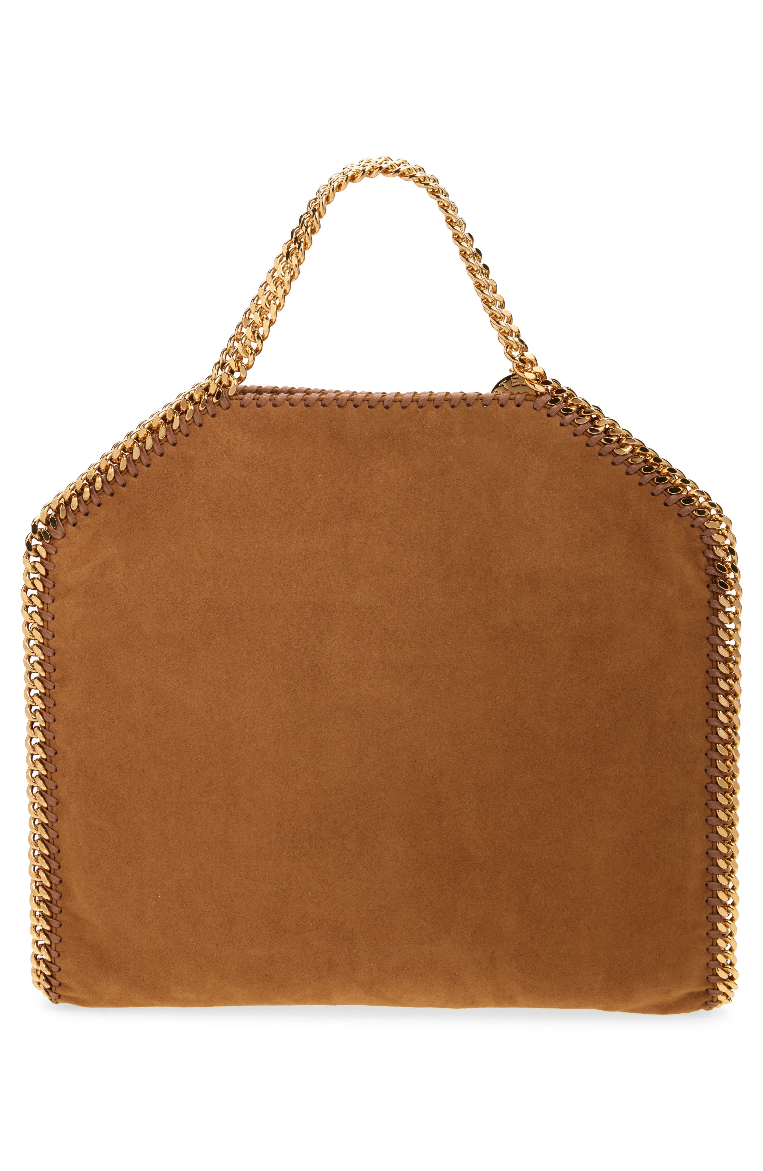 Stella McCartney Falabella Faux Suede Tote in Brandy at Nordstrom - 4