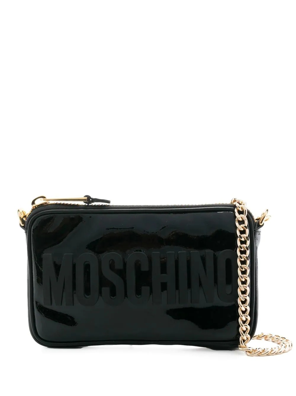 embossed-logo cross-body bag - 1