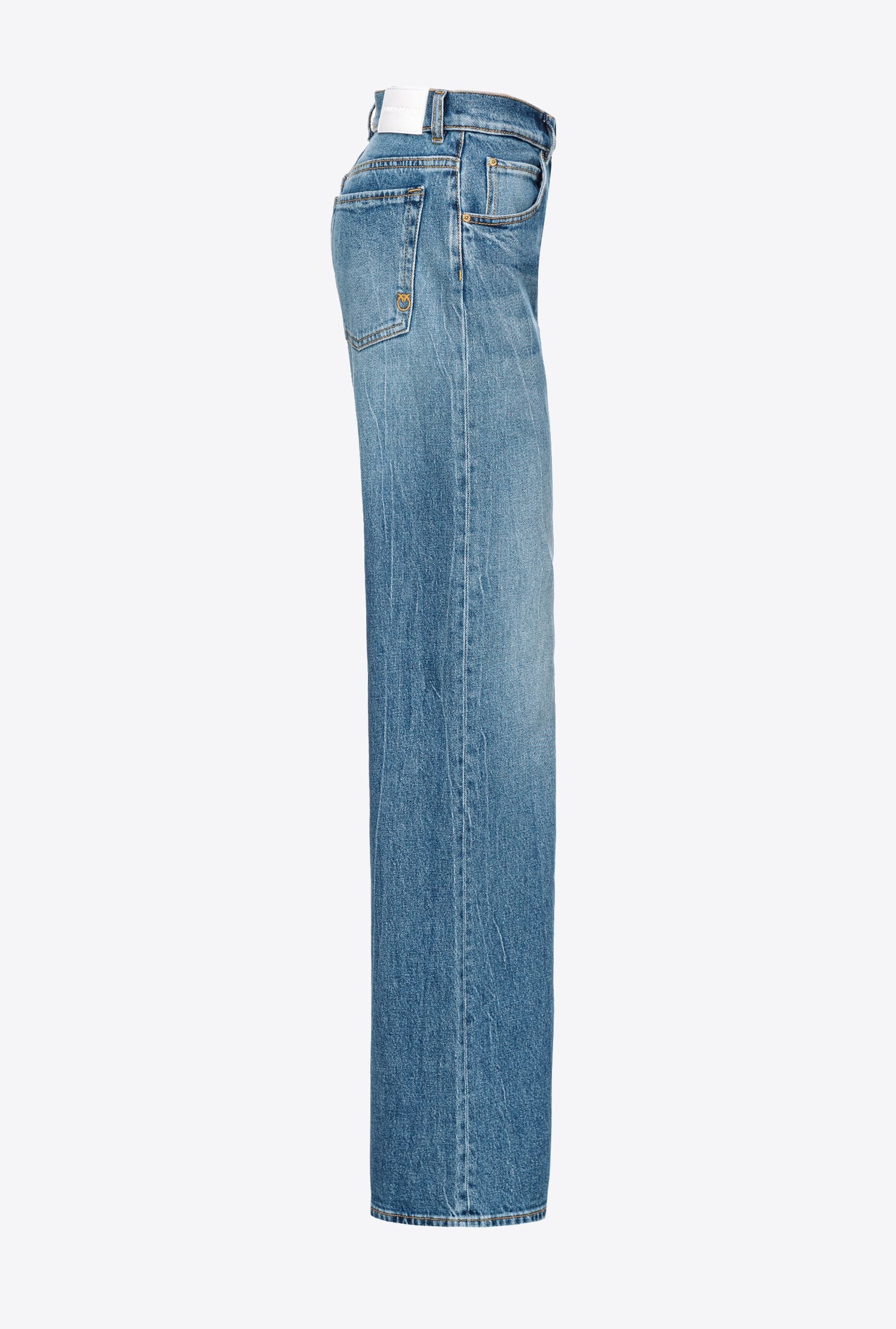WIDE-LEG VINTAGE DENIM JEANS - 6