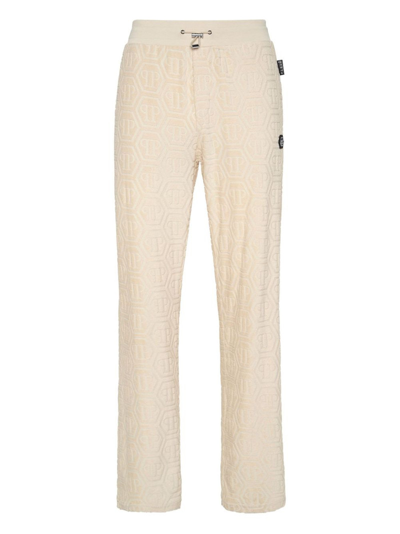 jacquard straight-leg trousers 1