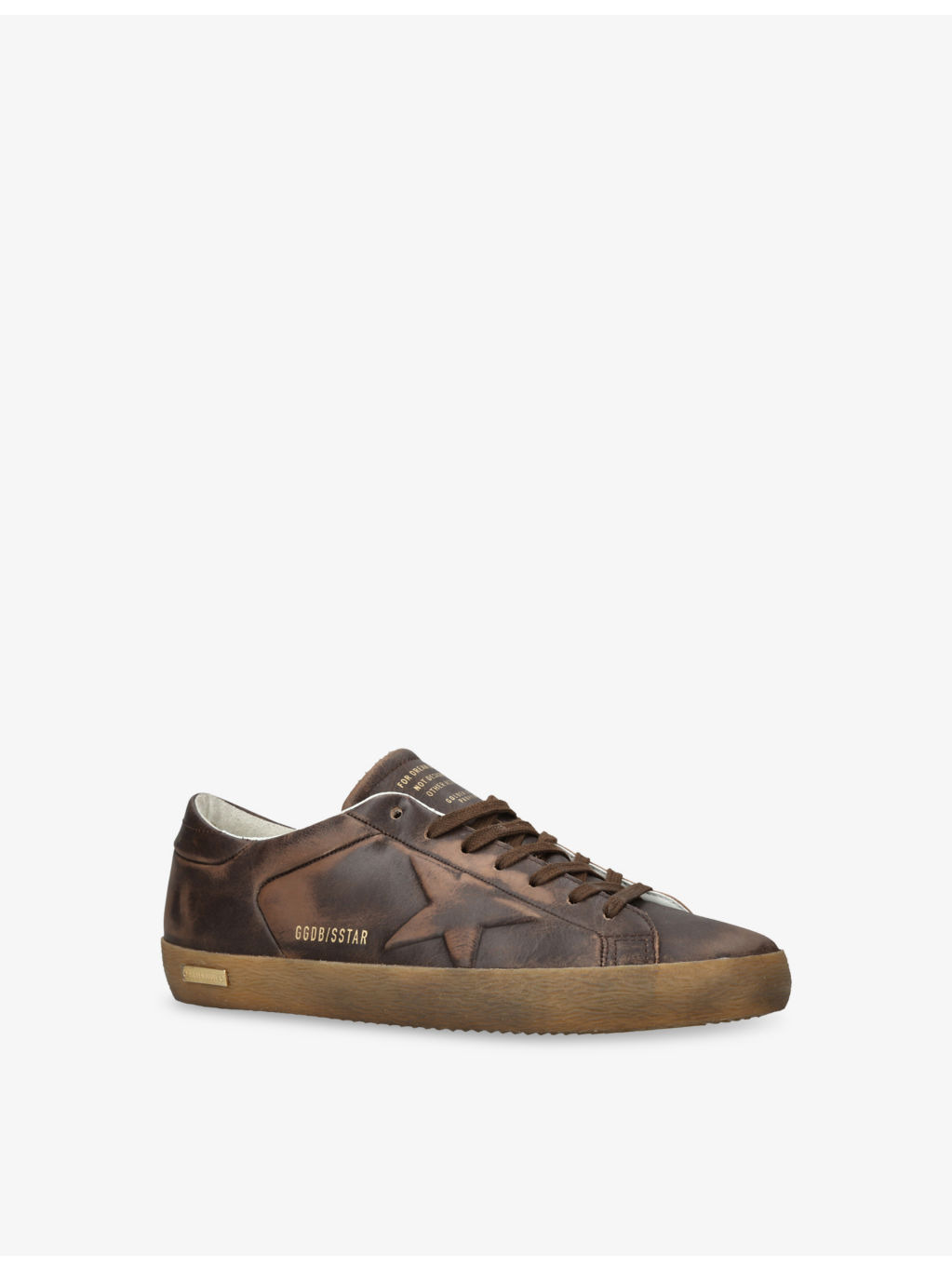 Men’s Super-Star Leather Low-Top Trainers - 3