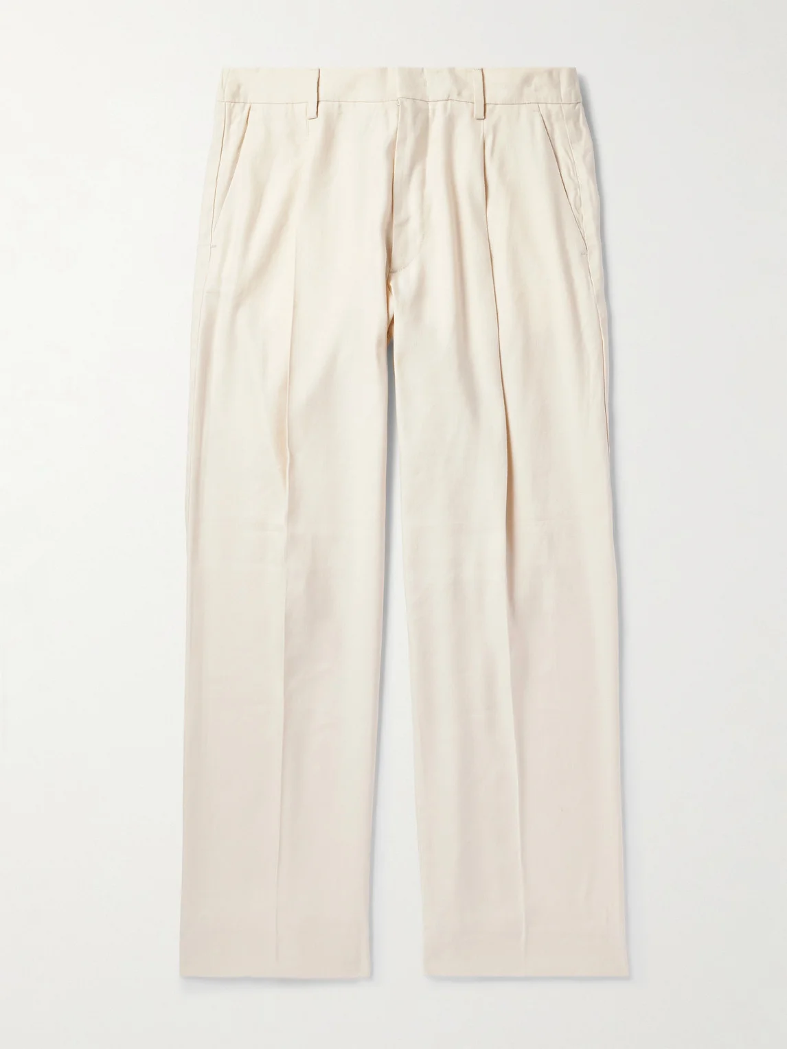 Kay 1808 Straight-Leg LENZING™ ECOVERO™ and Linen-Blend Trousers - 1