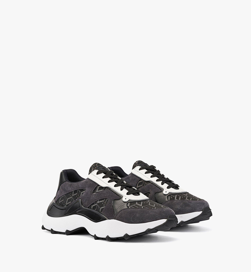 Men’s Skystream Sneakers in Cubic Monogram Jacquard 1