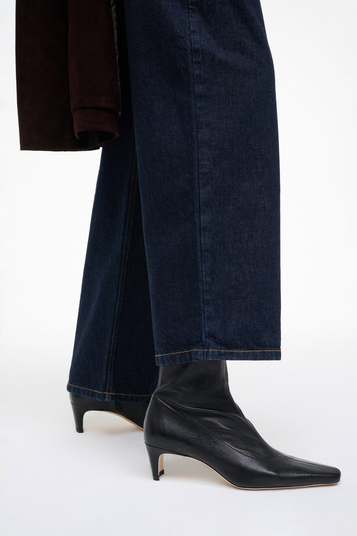 STAUD WALLY SOCK ANKLE BOOT BLACK - 2
