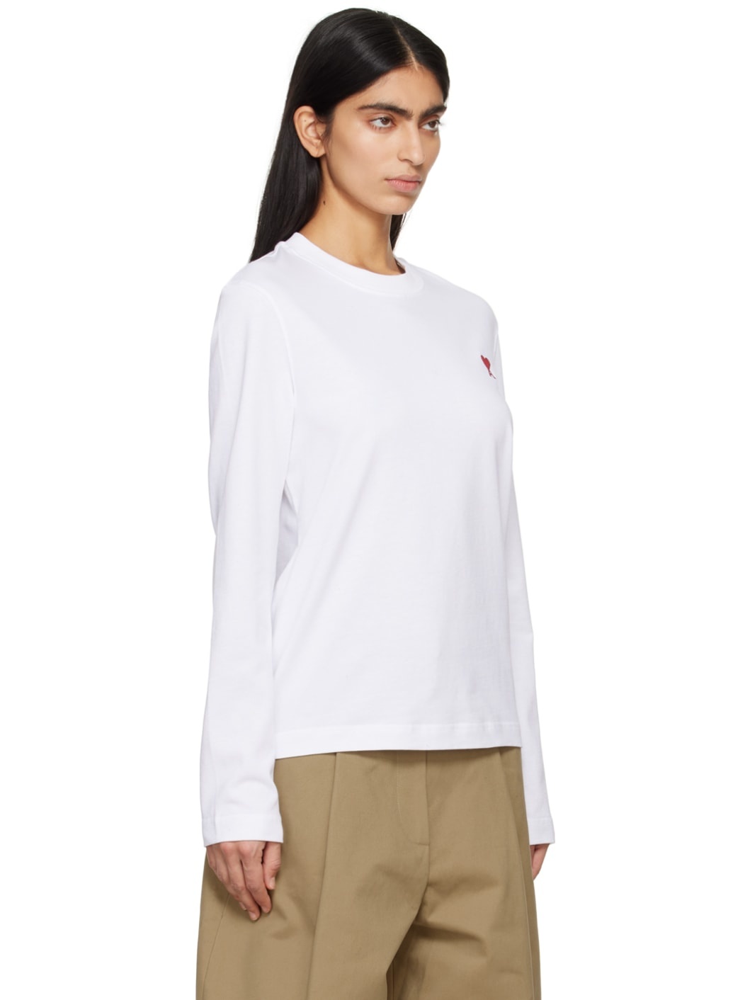 White Ami de Cœur Long Sleeve T-Shirt - 2