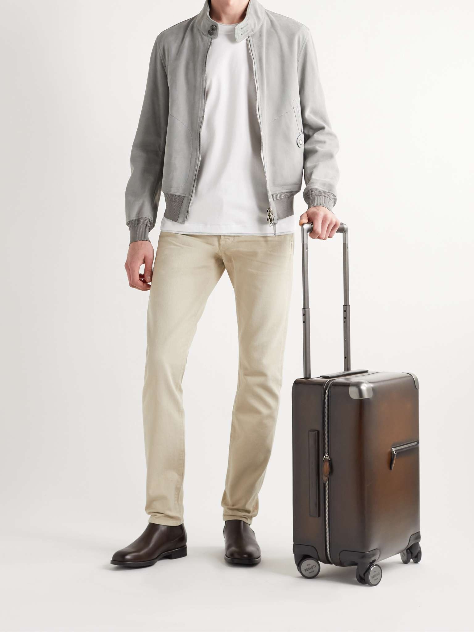 Formula 1005 Scritto Venezia Leather Carry-On Suitcase - 2
