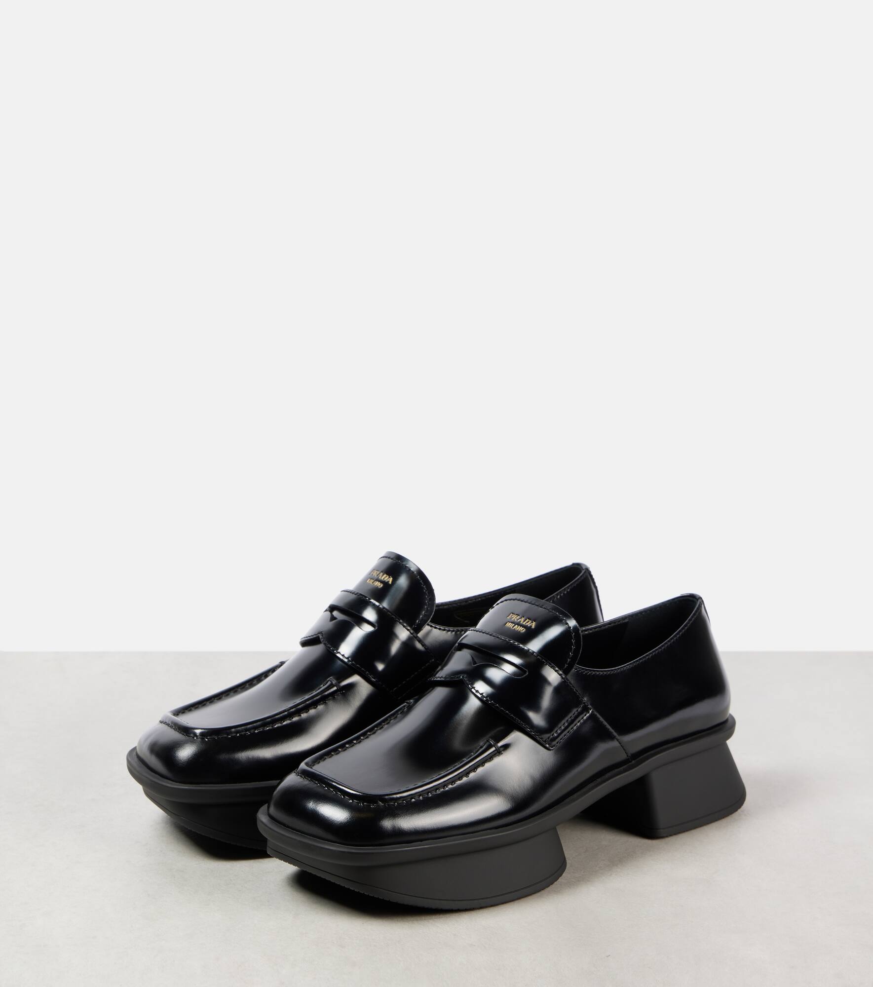 Equal leather penny loafers - 4
