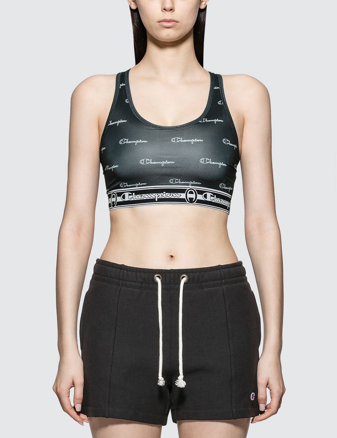 Allover Logo Sport Bra - 1