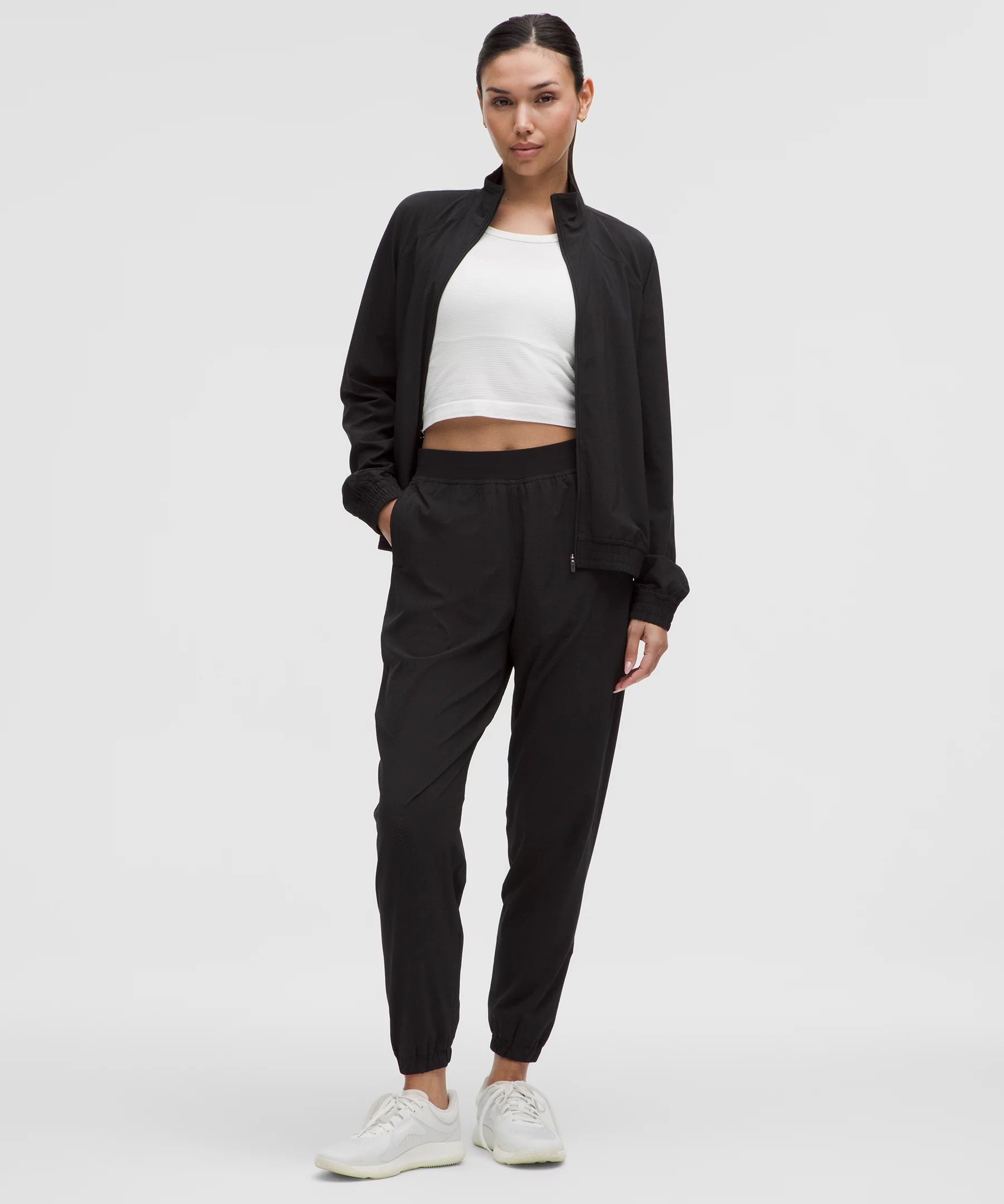 Adapted State Perforated Track Jacket - 2