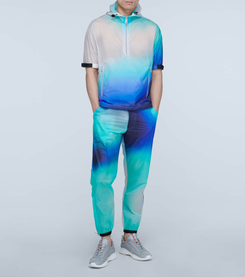 Prada printed technical pants outlook