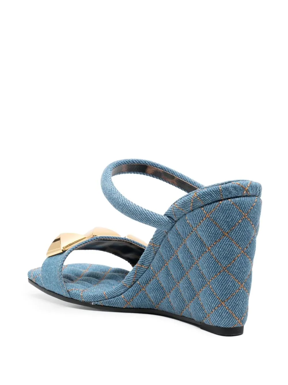 110mm stud-detail wedge sandals - 3