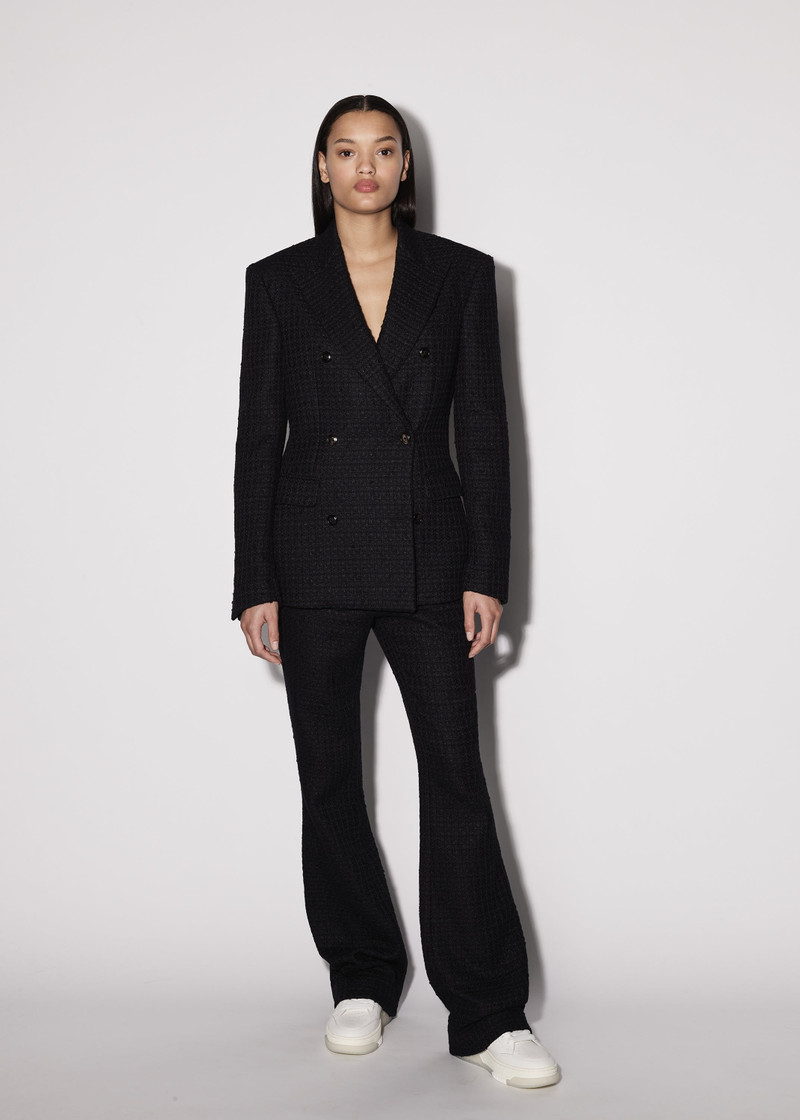 OVERSIZED BOUCLE DOUBLE BREASTED BLAZER 2