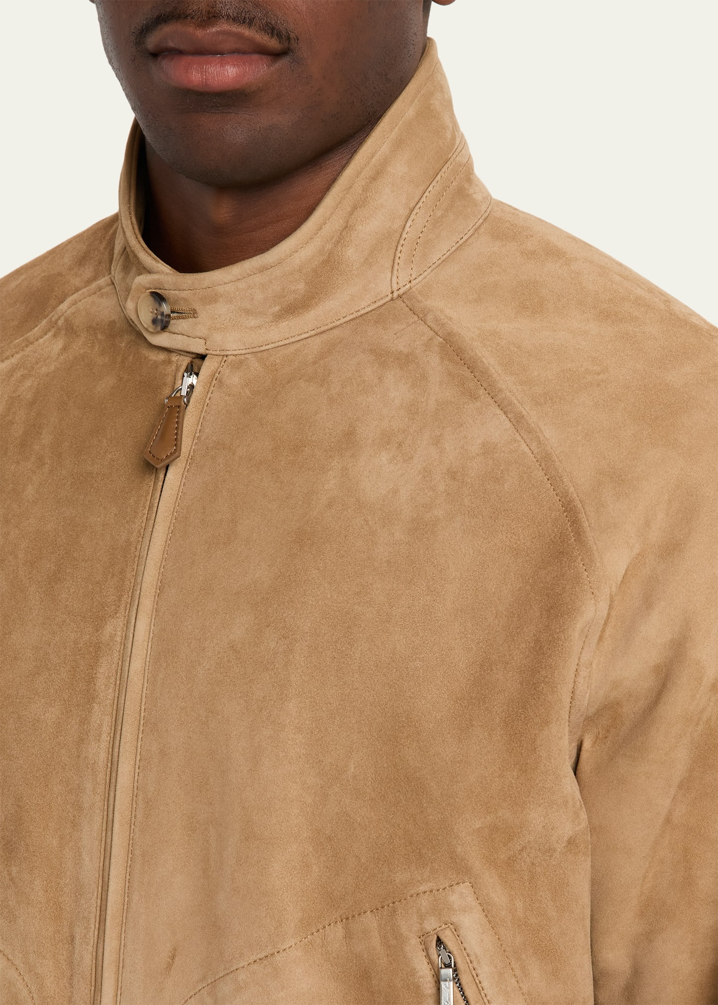 Men's Novak Suede Bomber Jacket - 5
