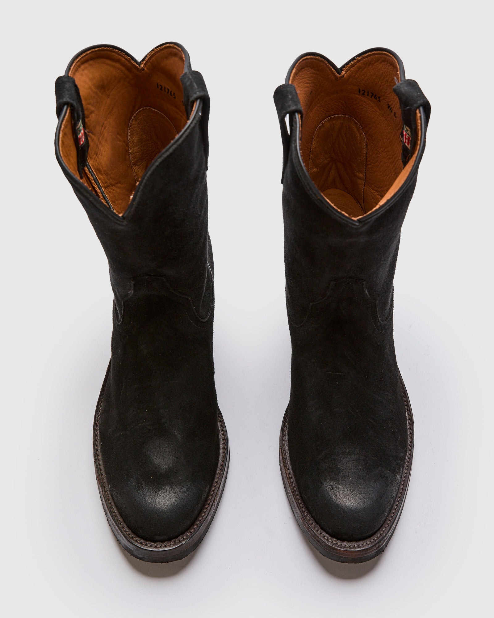 Walker Boot in Black Roughout - 6