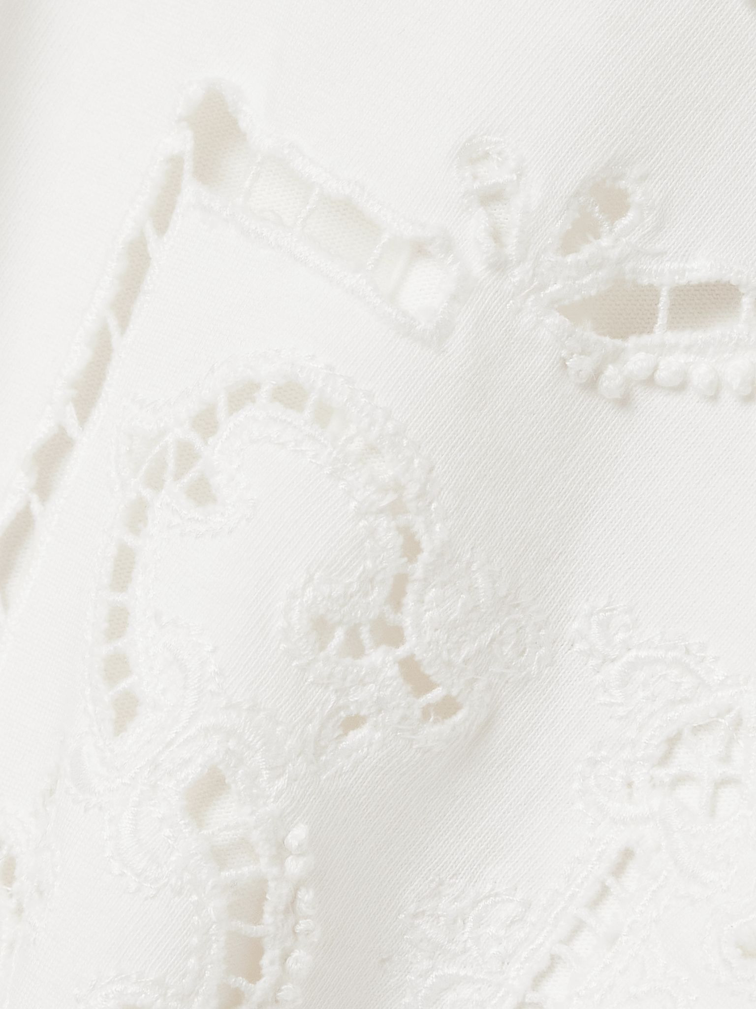 Marie broderie anglaise cotton-jersey T-shirt White - 4