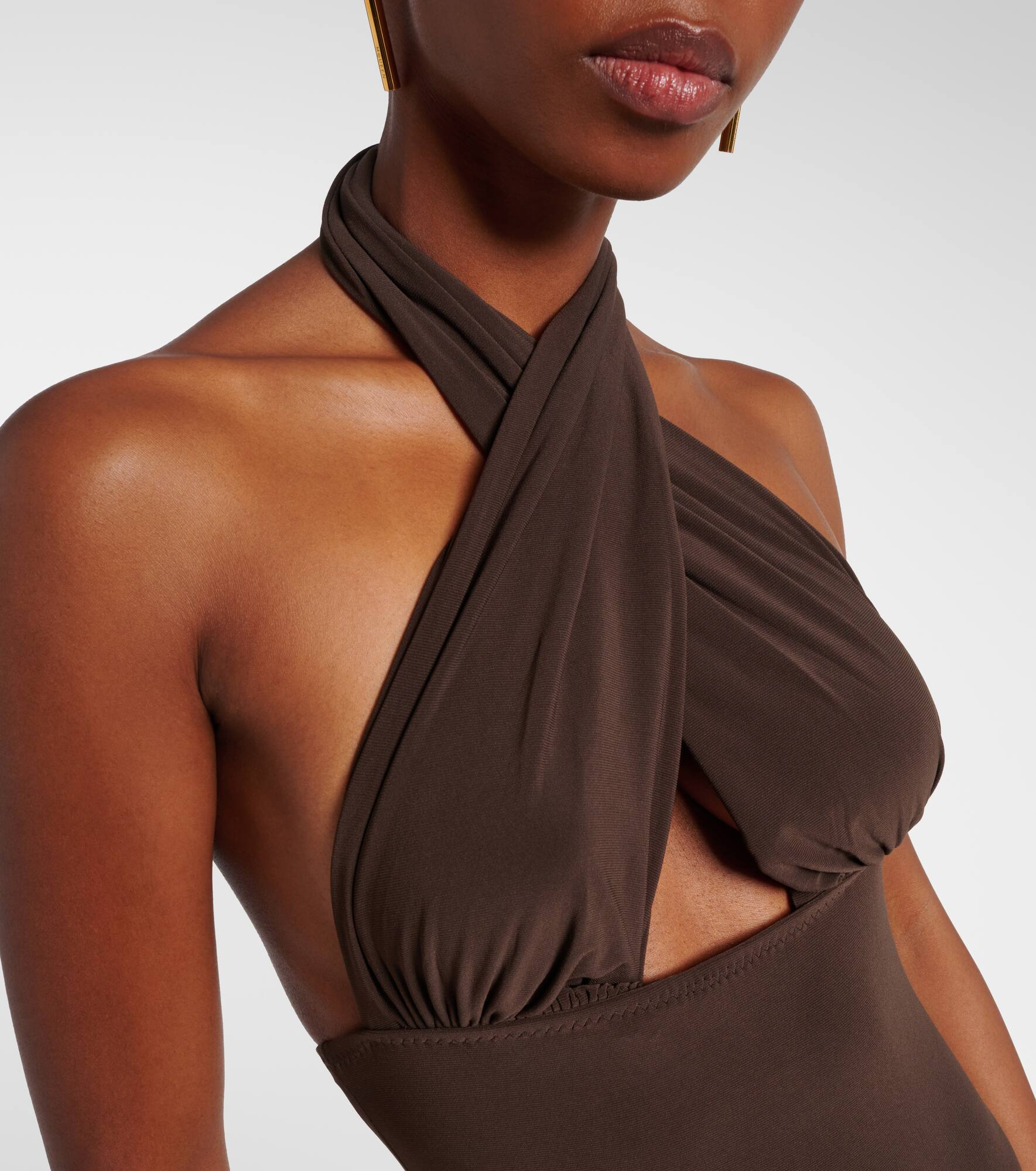 Halterneck gown - 4
