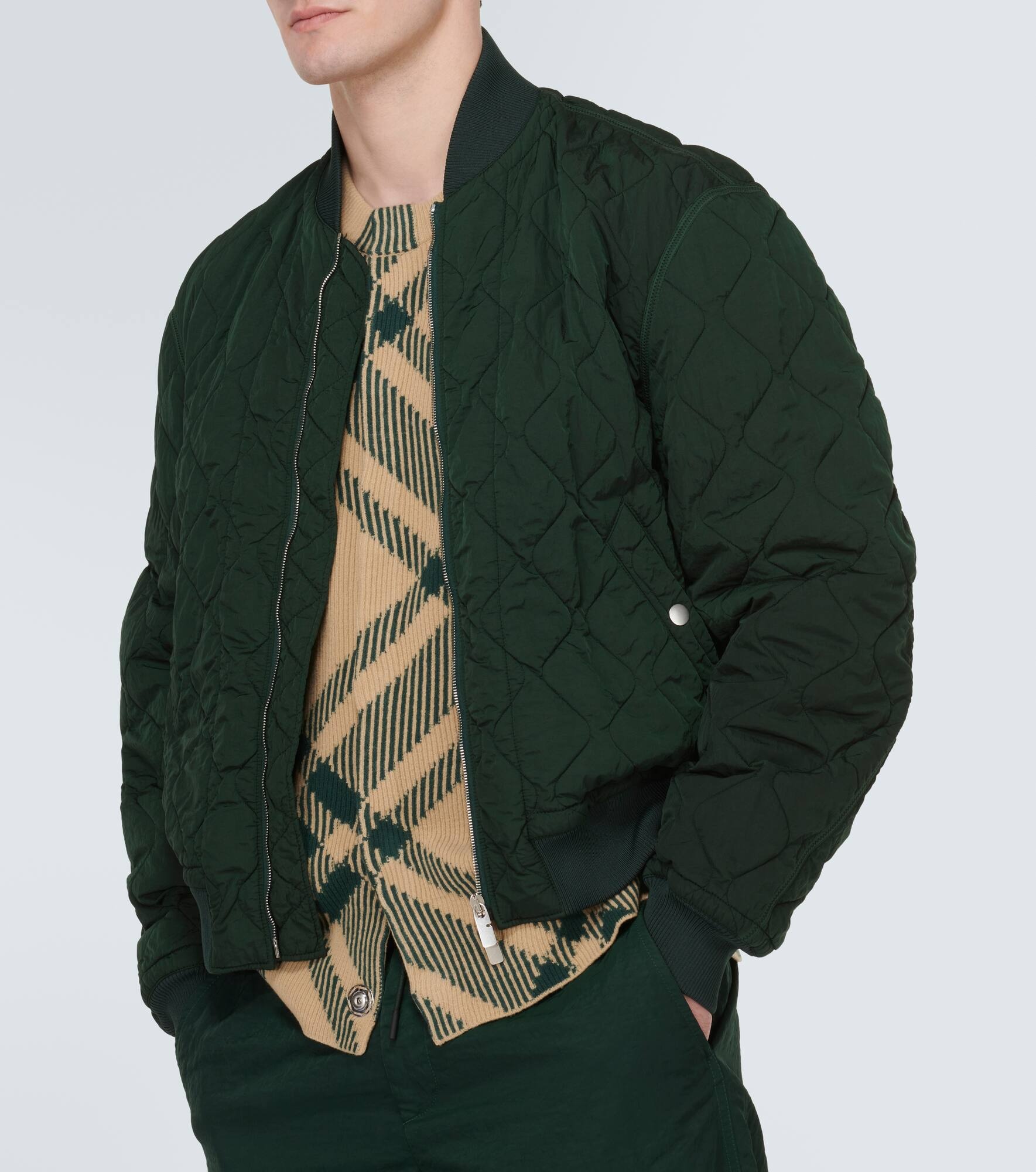 Quilted bomber jacket - 5
