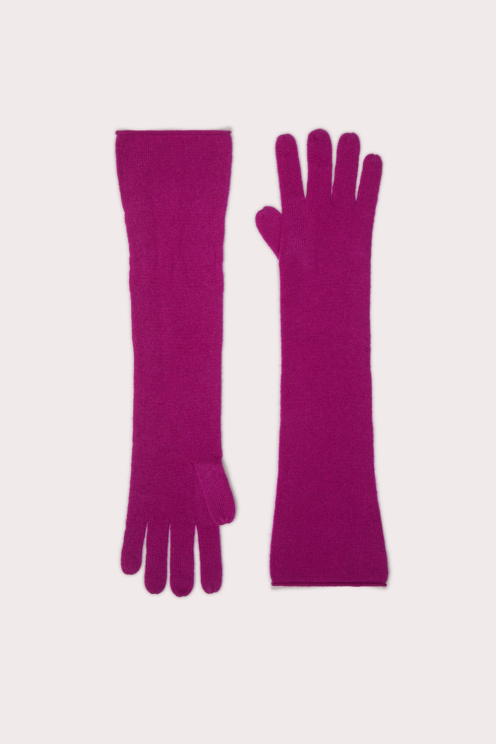 LINZ GLOVES FUCHSIA CASHMERE - 1