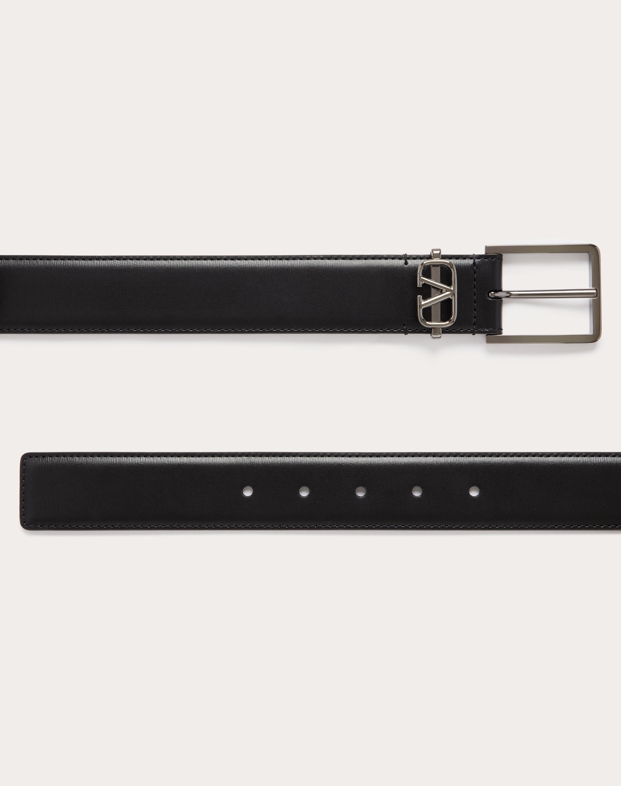 MINI VLOGO SIGNATURE CALFSKIN BELT 35MM - 3