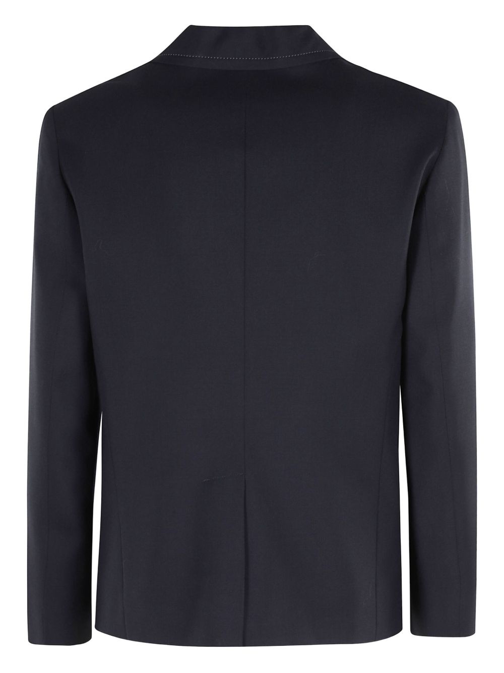 virgin-wool notched-lapel blazer - 2