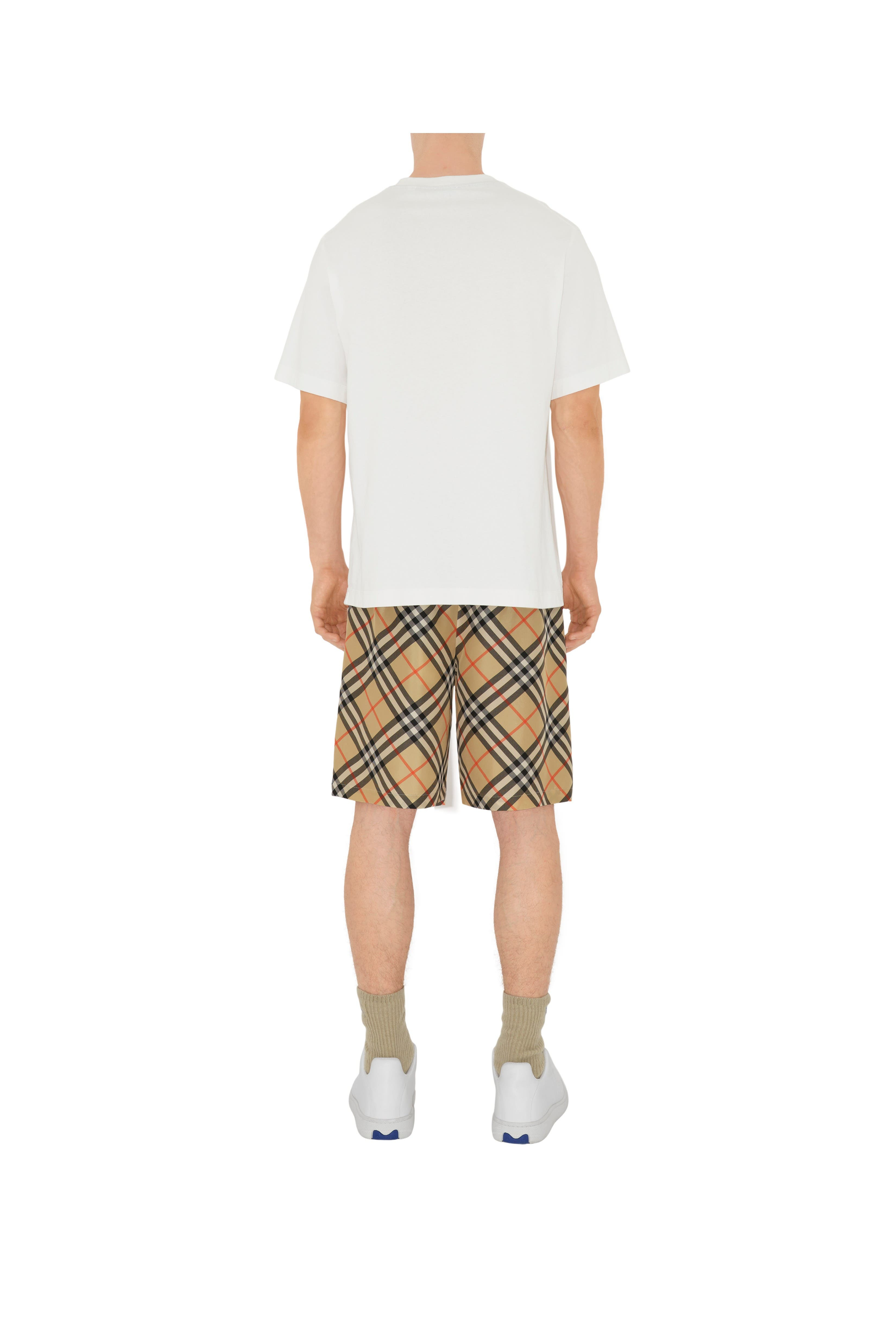burberry Check Silk Shorts in Sand at Nordstrom - 4
