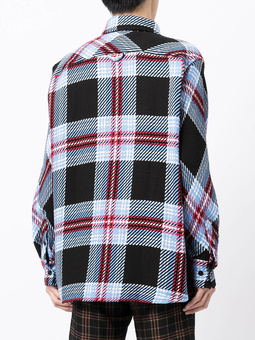 Charles Jeffery loverboy tartan overshirt - 4