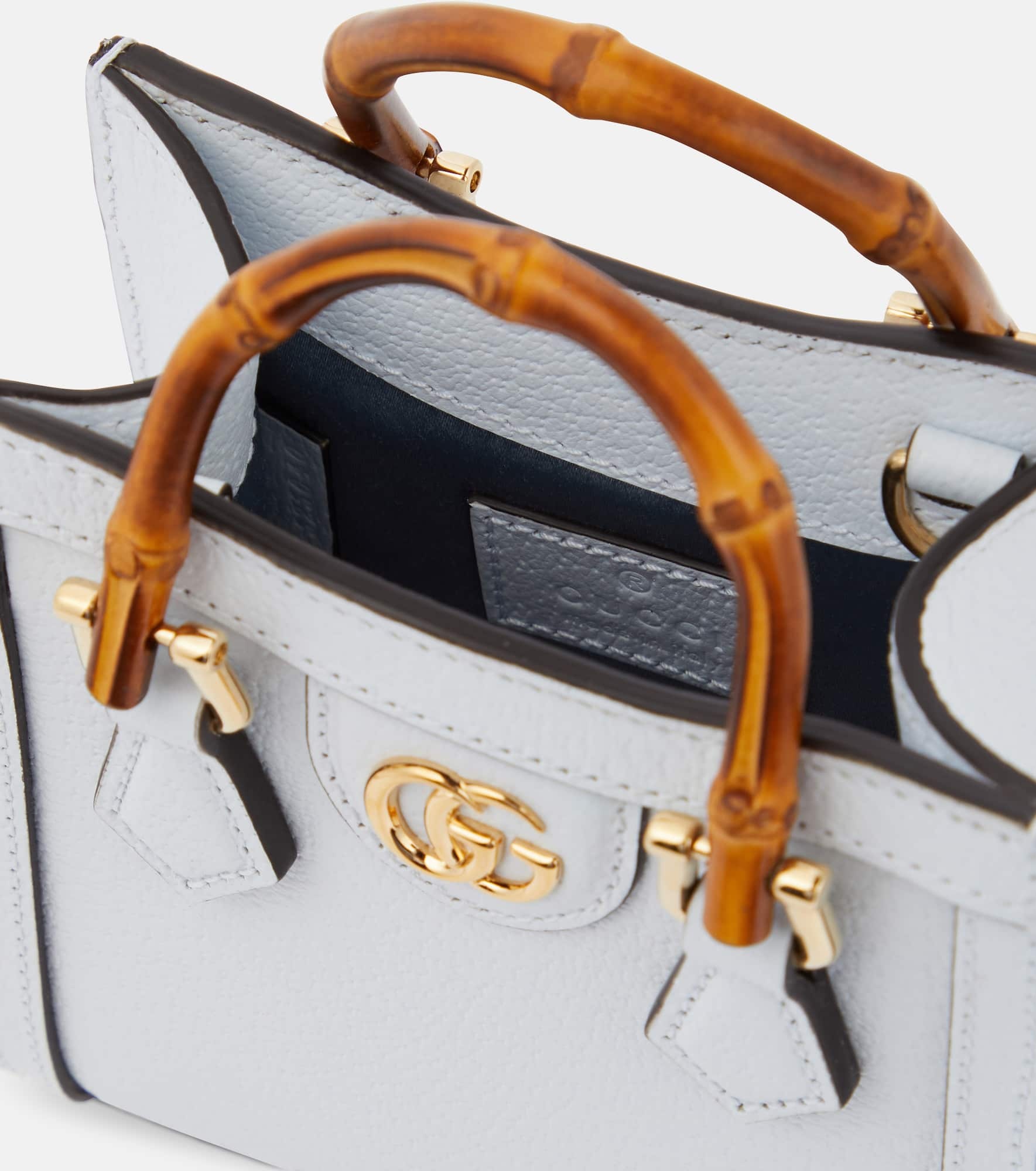 Diana Mini leather tote bag - 3
