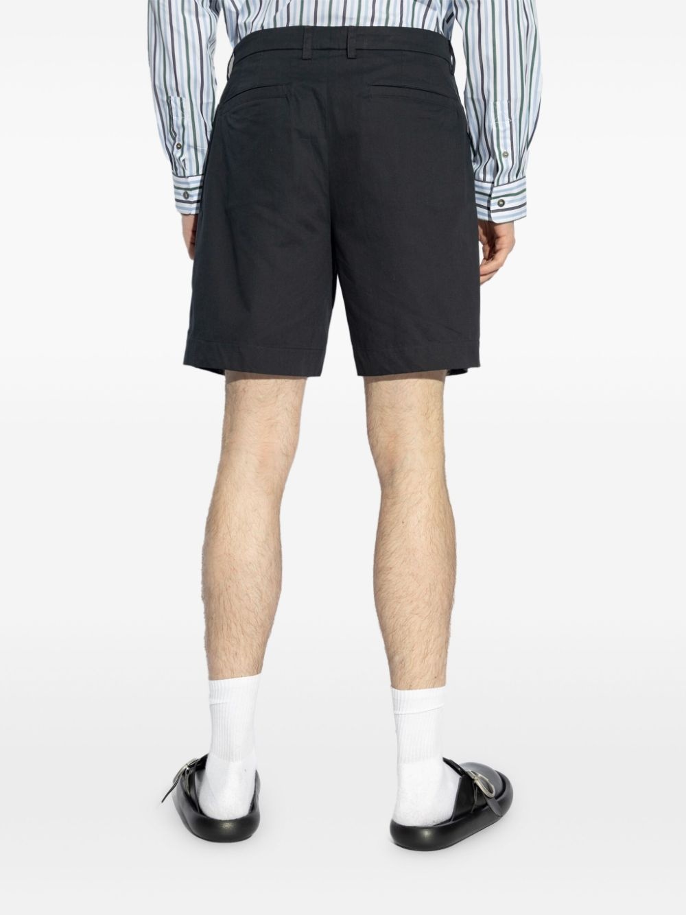 organic cotton tailored shorts - 4