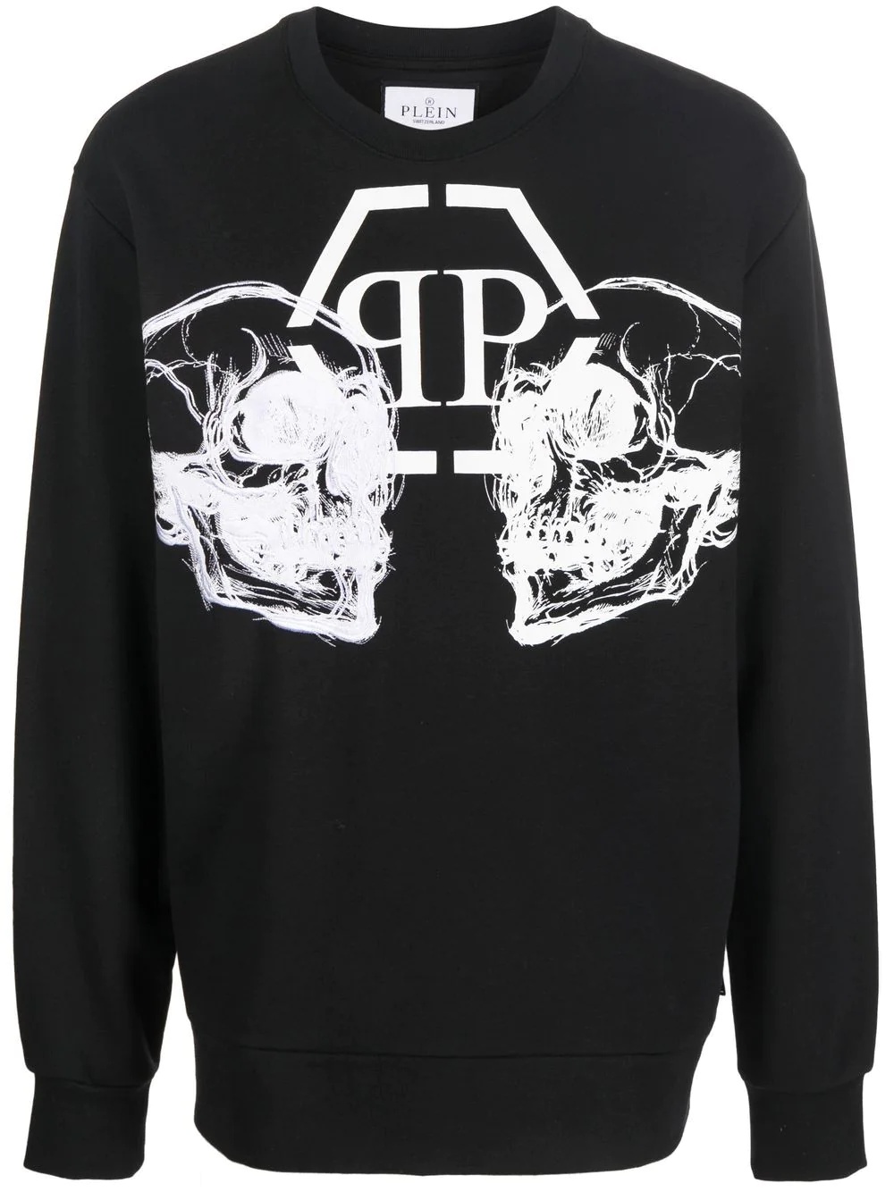 Skull-print sweatshirt - 1
