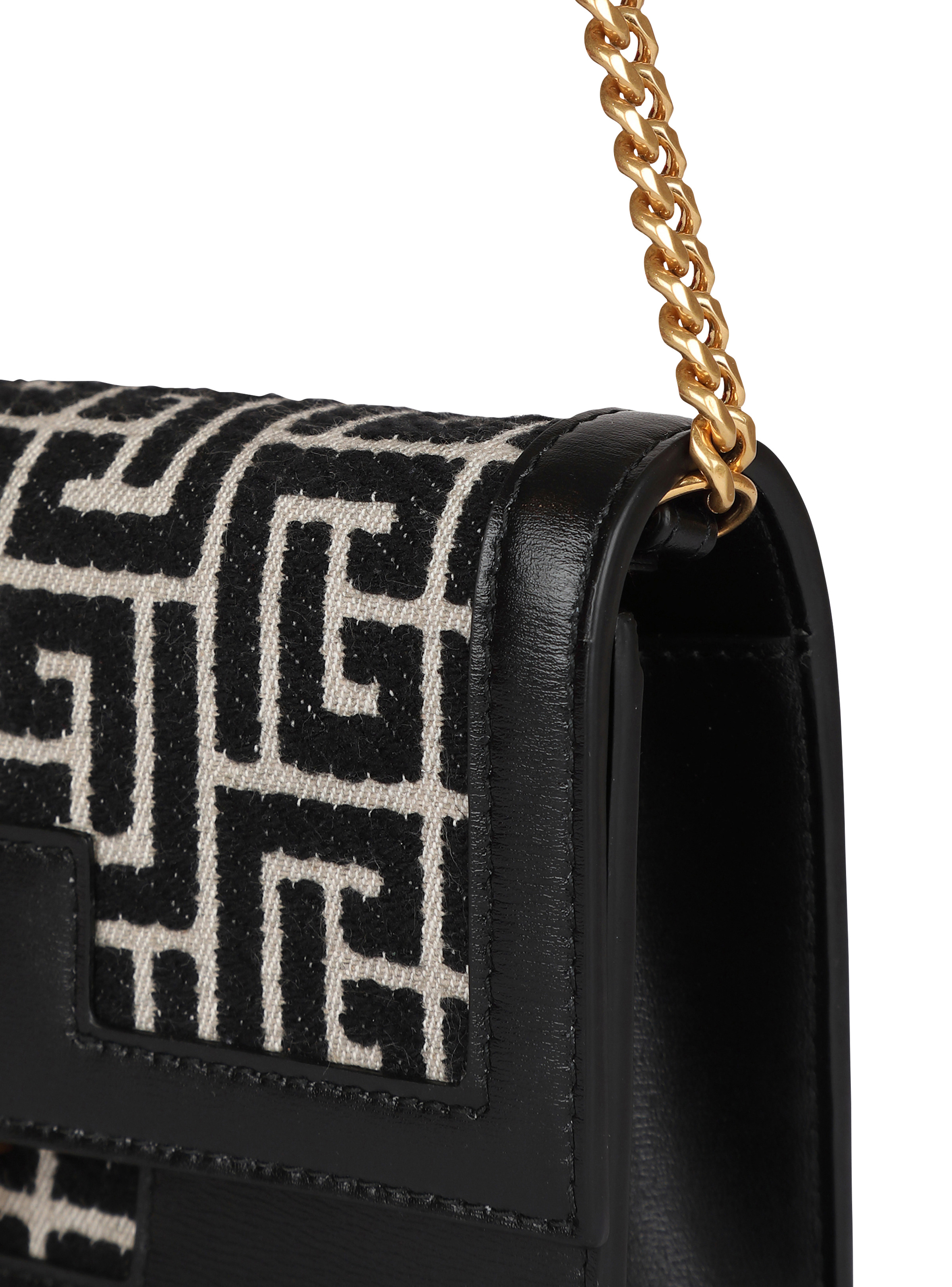 Mini-sized bicolor jacquard 1945 bag - 7