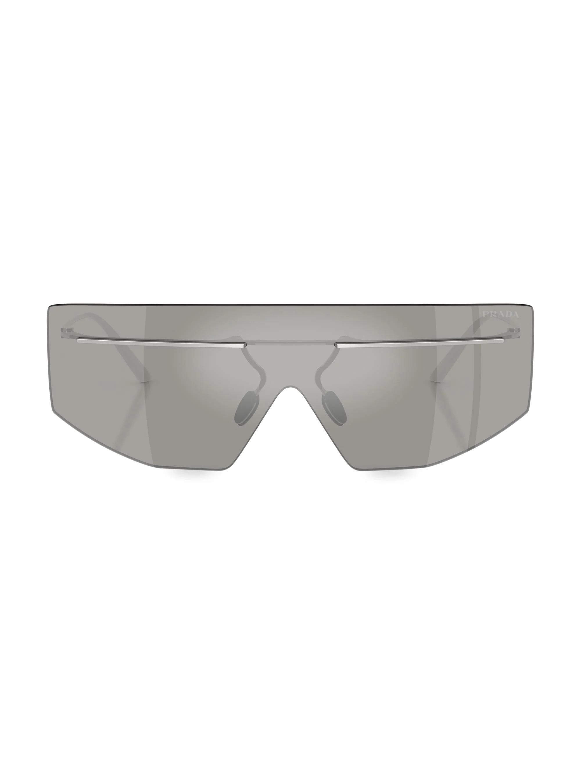Men's PR B55S Shield Sunglasses - Silver Grey - 1