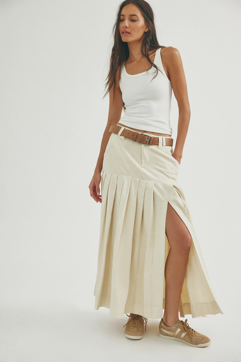53rd Street Chino Maxi Skirt 4