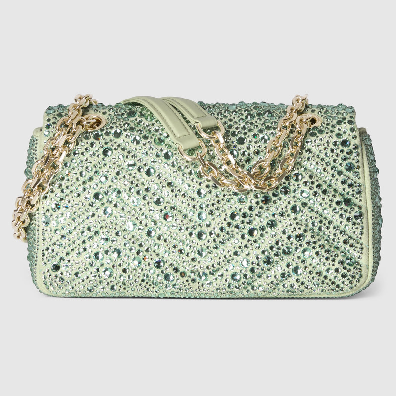 GG Marmont crystals small shoulder bag 7