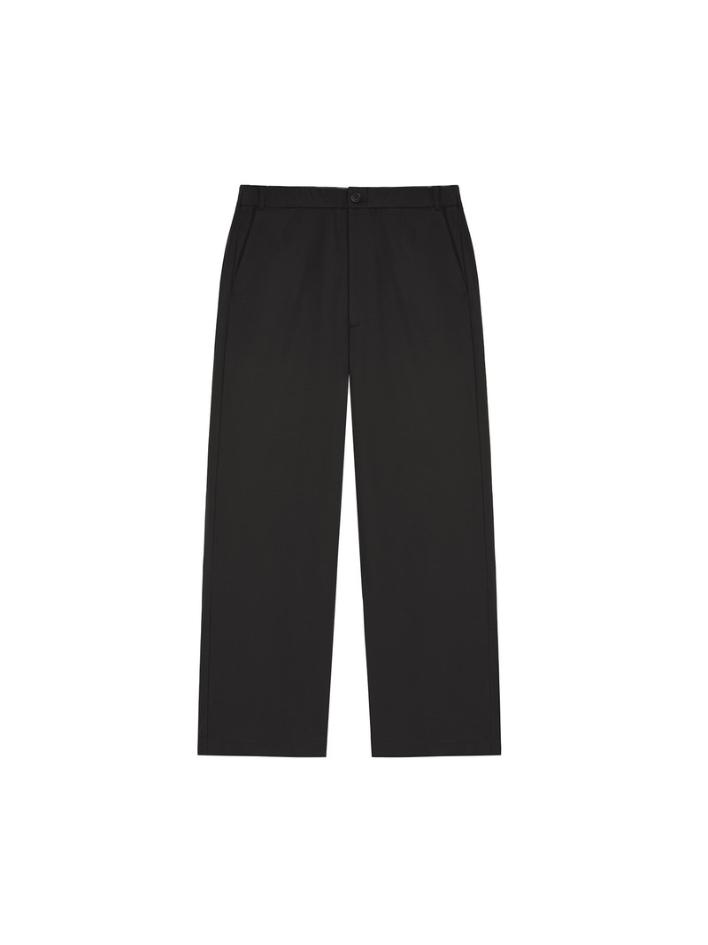 PANGAIA Mens Interlock Trouser - Black outlook