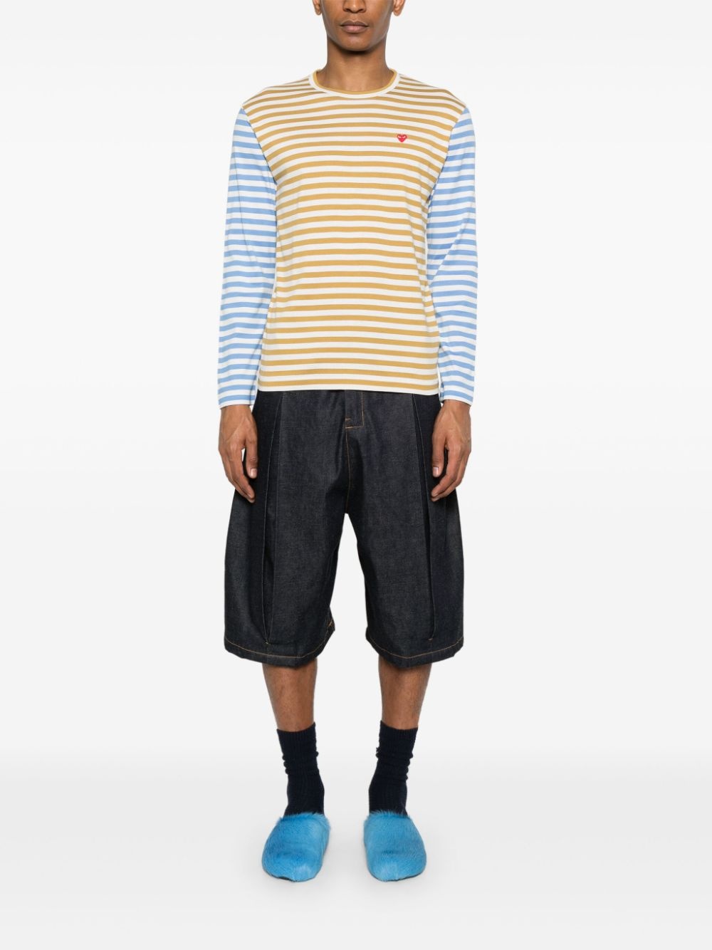 striped long-sleeve T-shirt - 2