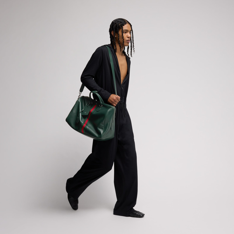 Web Trademark medium duffle bag 5