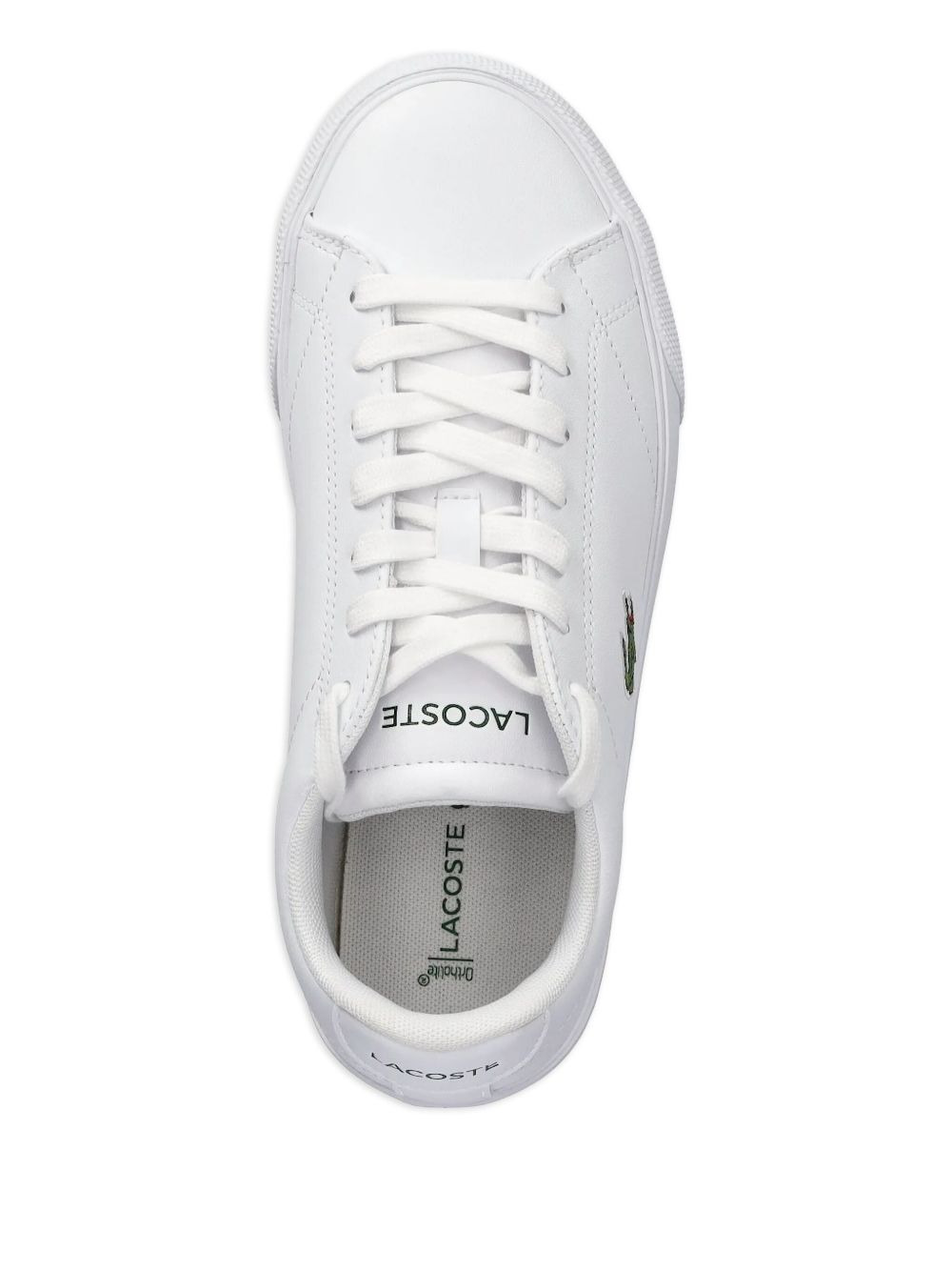 crocodile-embossed leather sneakers - 2
