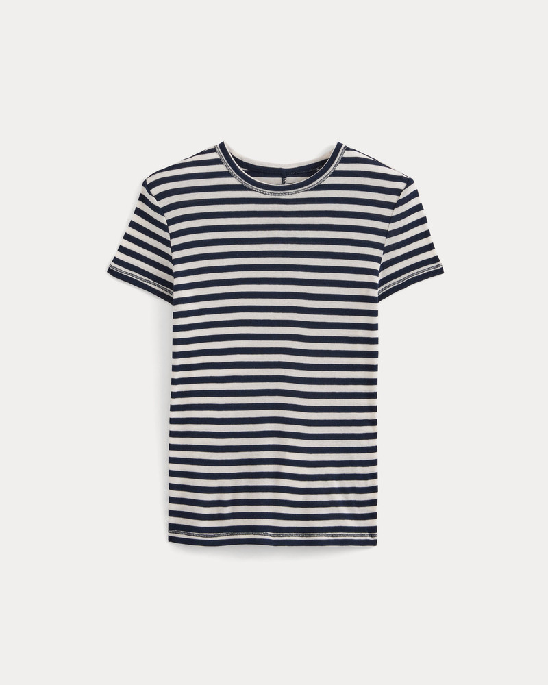 TISSUE SHORT-SLEEVE CREW - 1