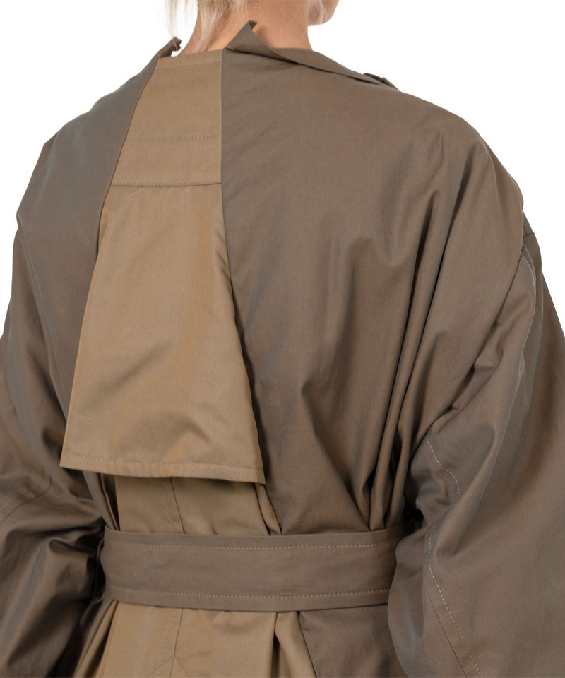 Reversed Front Trench Coat 11