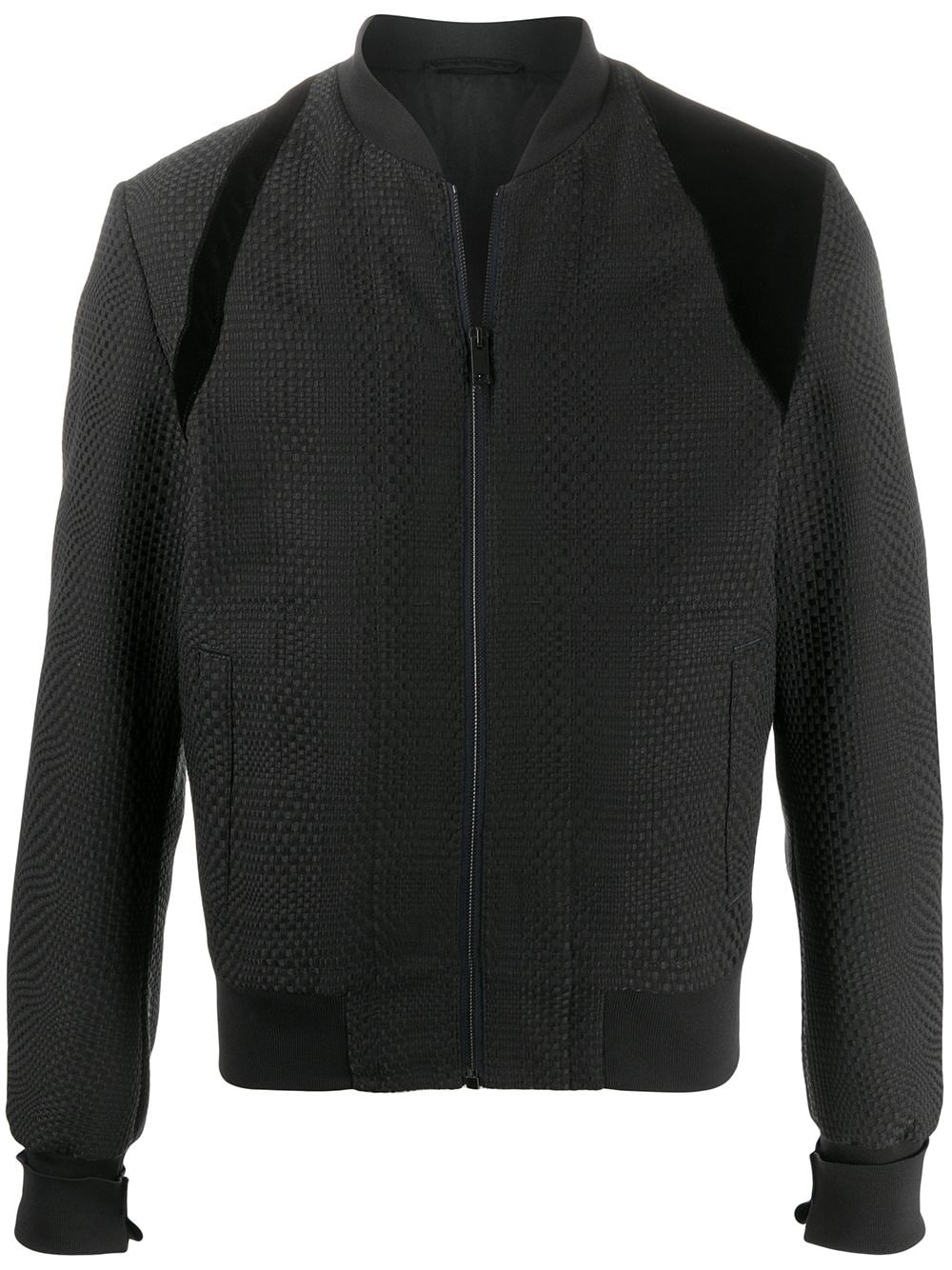 jacquard bomber jacket - 1