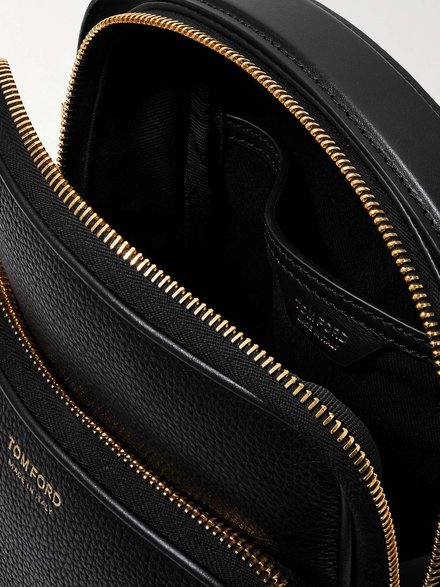 TOM FORD Full-Grain Leather Messenger Bag | REVERSIBLE