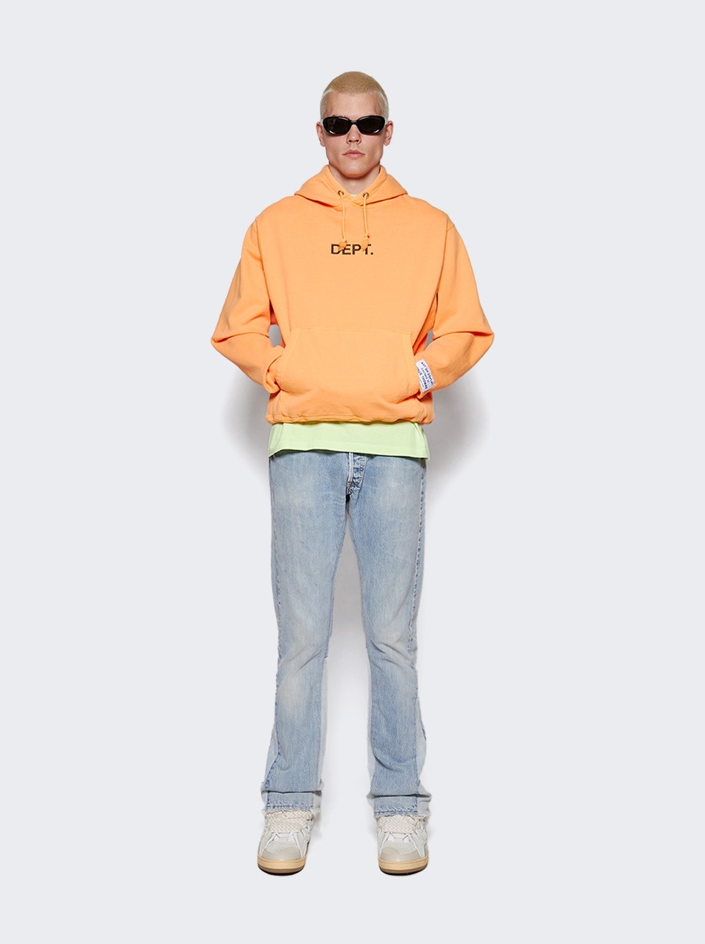 Logo Hoodie Flo Orange - 2