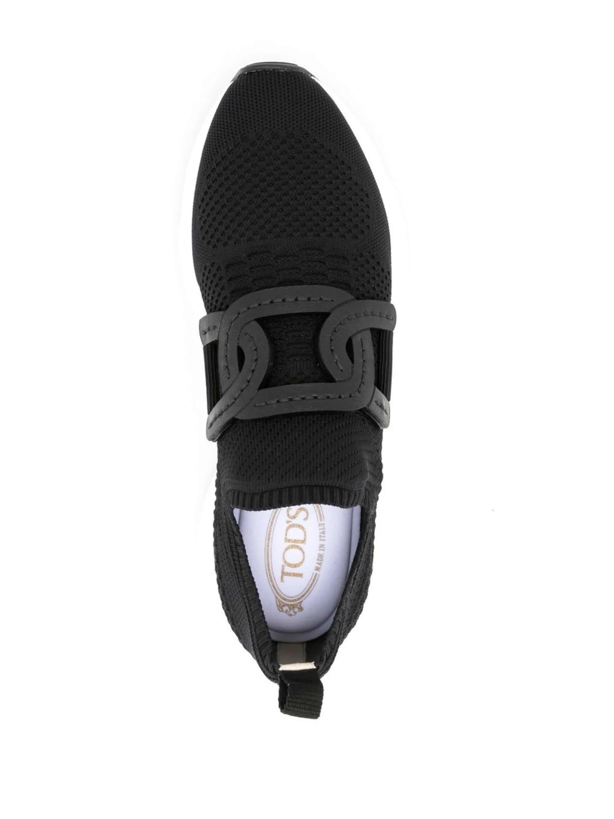 Chain-link Detail Slip-on Sneakers - 3