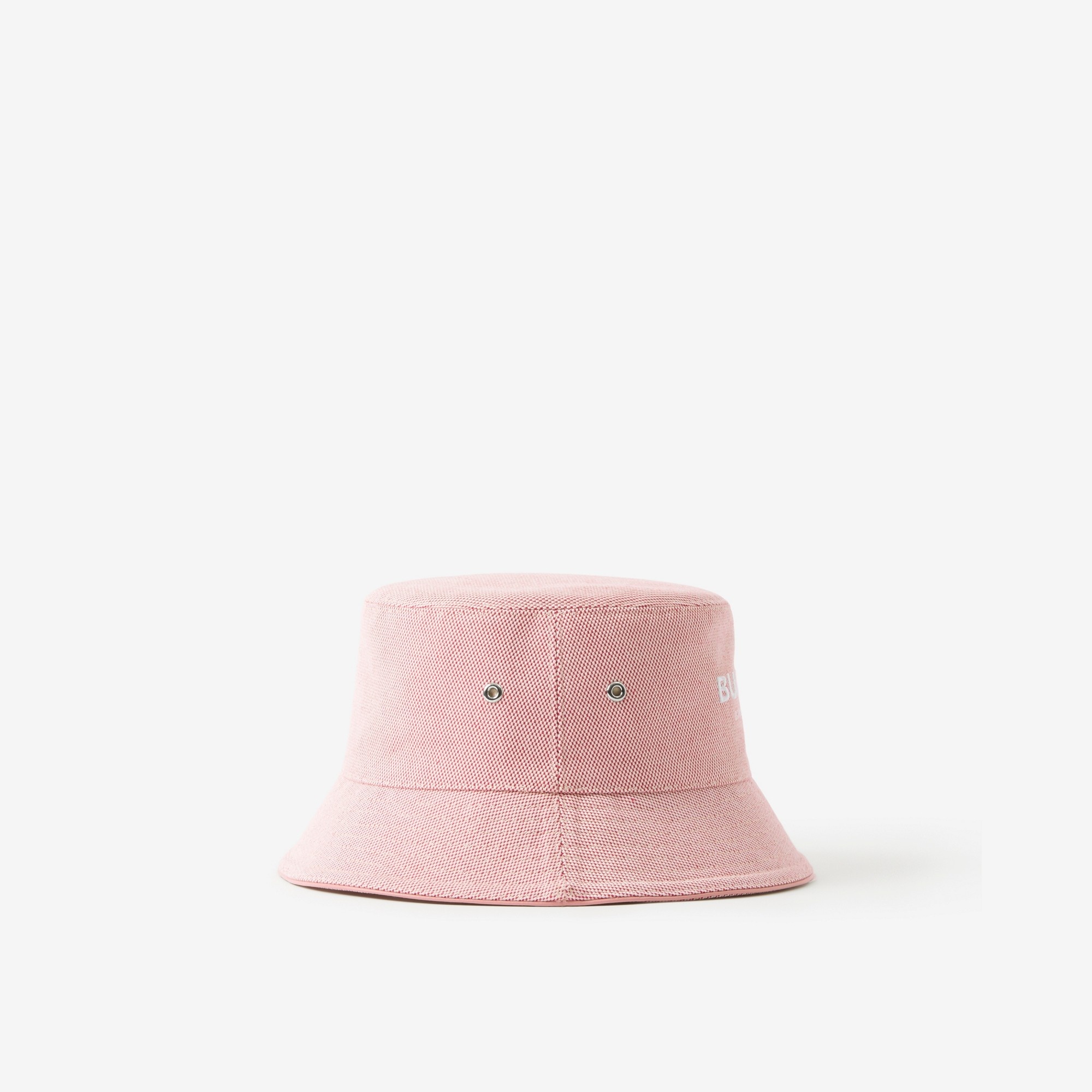 Embroidered Logo Cotton Canvas Bucket Hat - 3