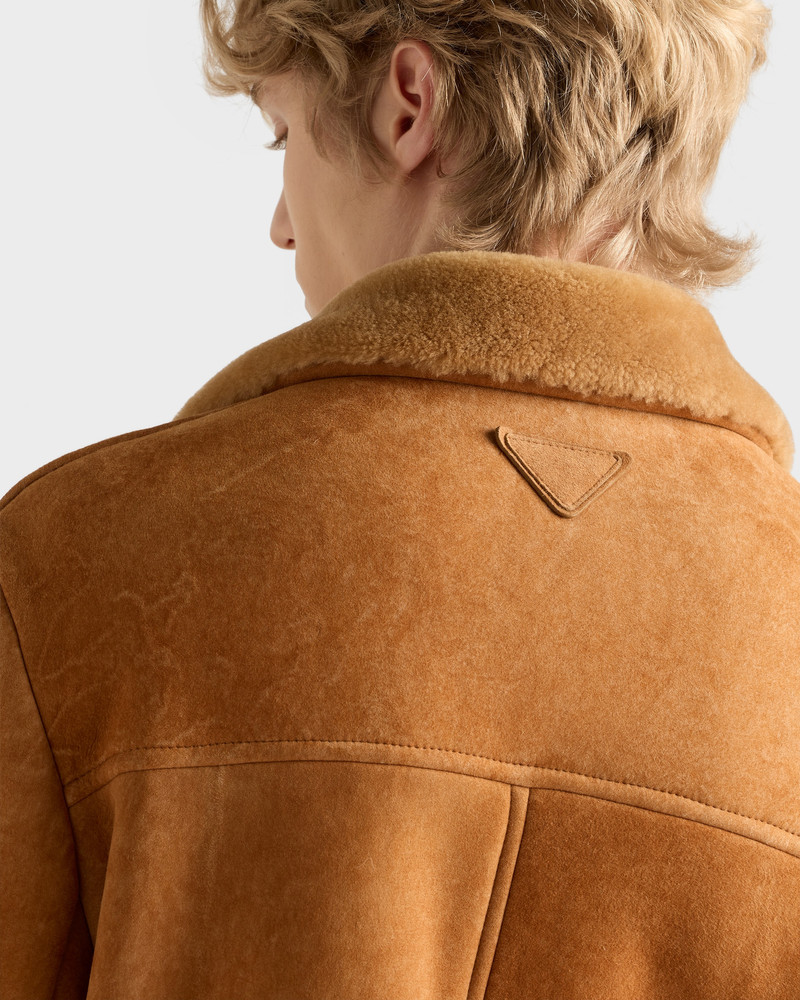 Shearling caban jacket 6