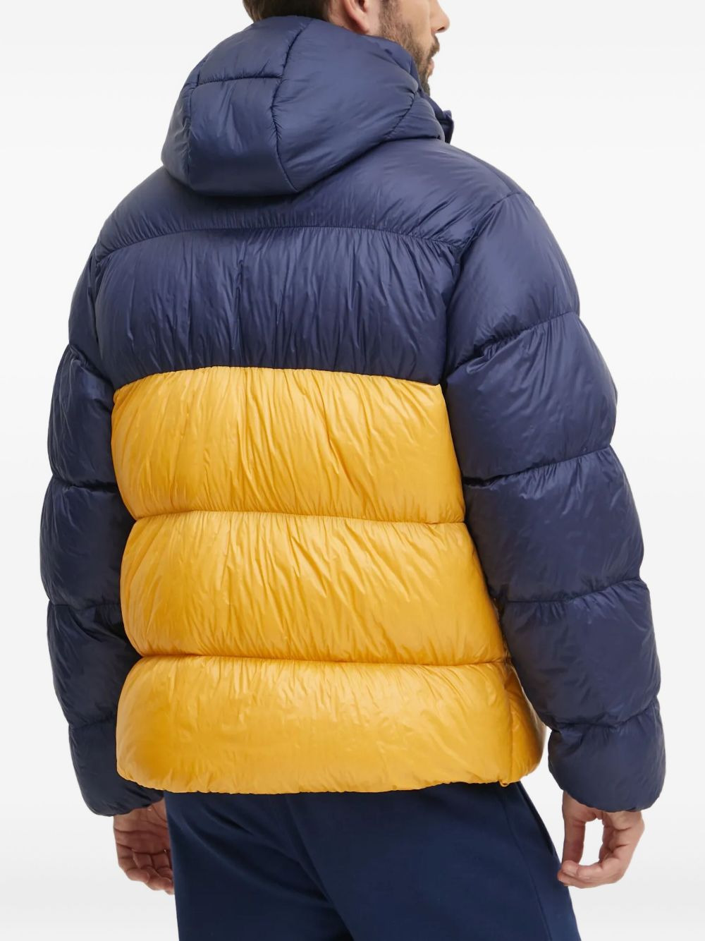 colour-block design padded jacket - 3