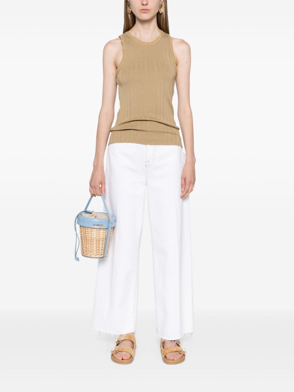 Lemaitre ribbed-jersey tank top - 2