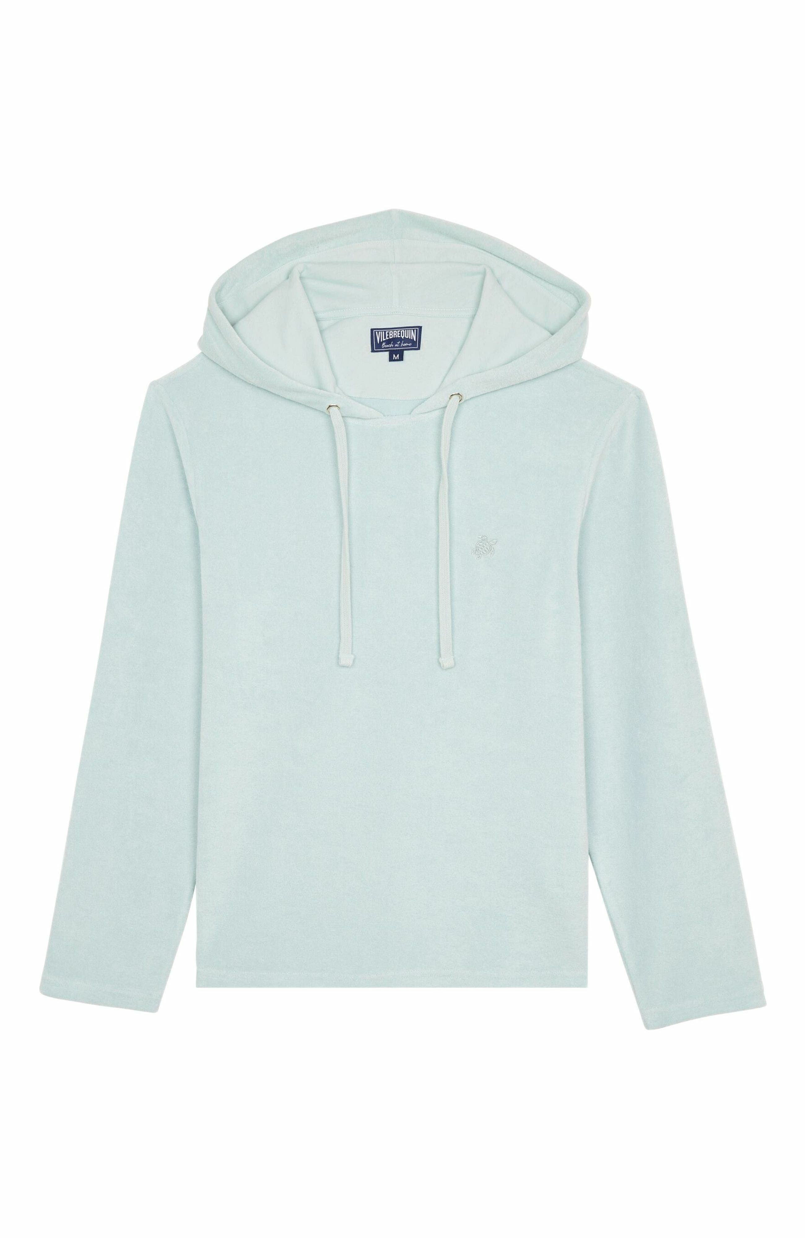 Vilebrequin Men's Terry Long Sleeve Hooded T-Shirt in Pacific at Nordstrom - 2