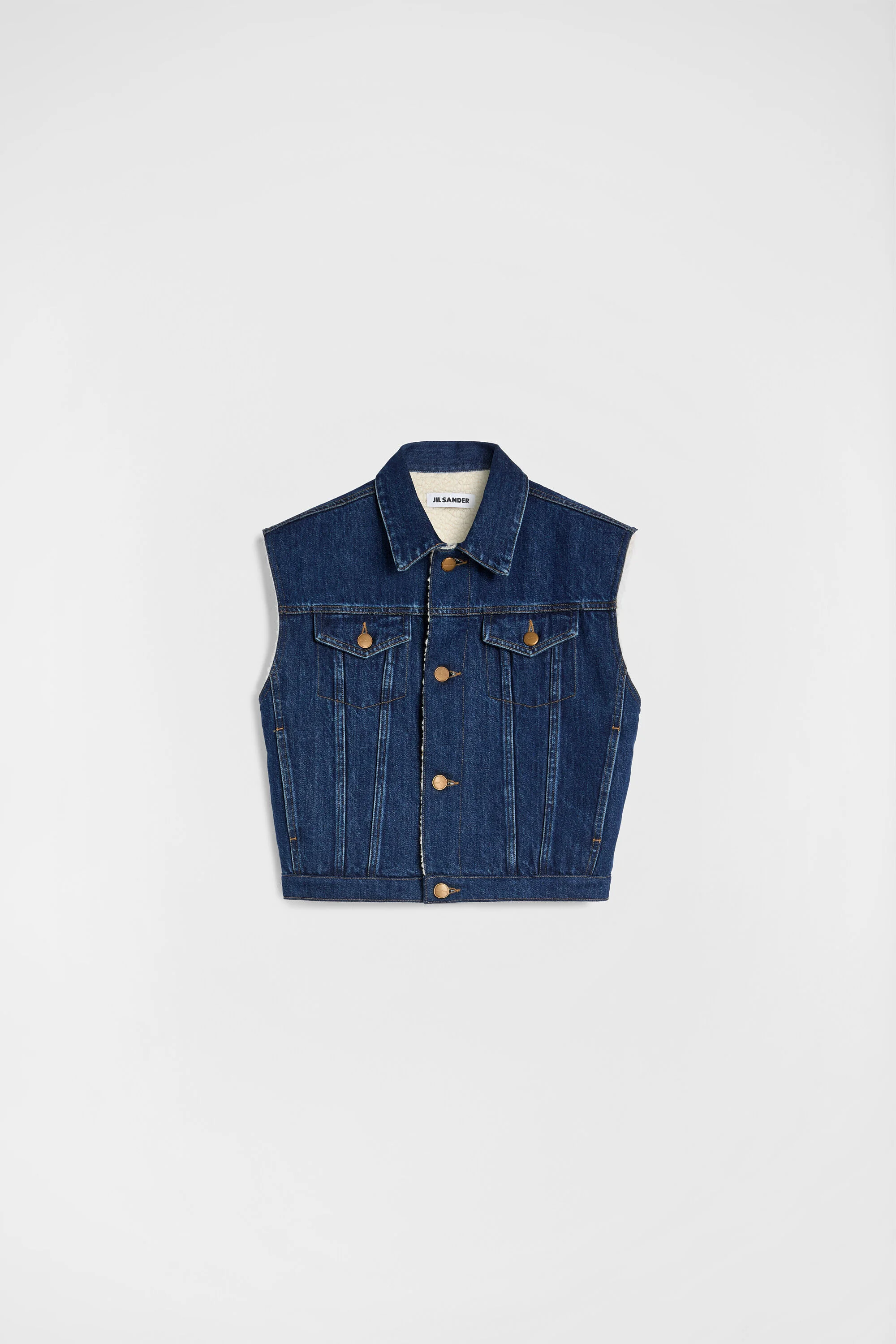 Lightweight Denim Vest - 1