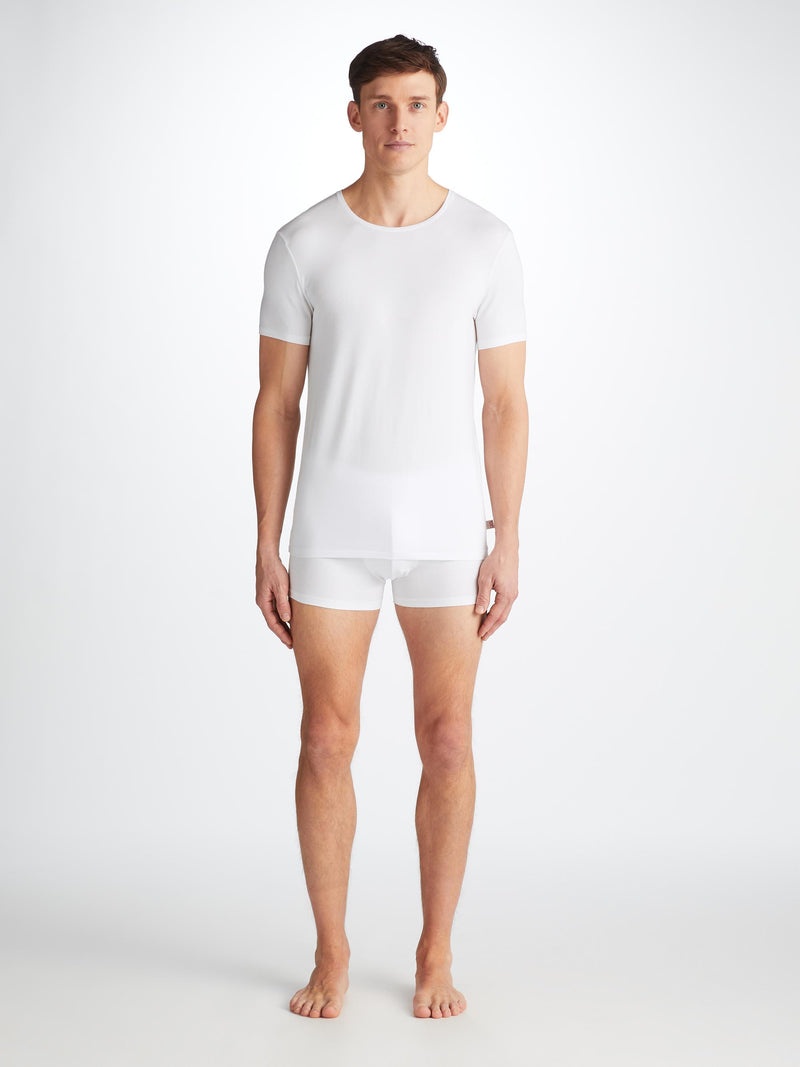 Men's Underwear T-Shirt Alex Micro Modal Stretch White - 3